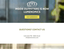 Tablet Screenshot of insideoutfitters.com